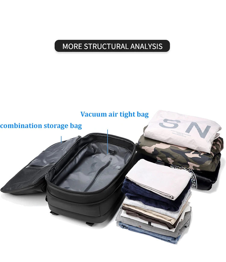 BackMax™ - Backpack with Vacuum Compression