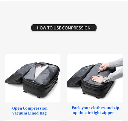 BackMax™ - Backpack with Vacuum Compression